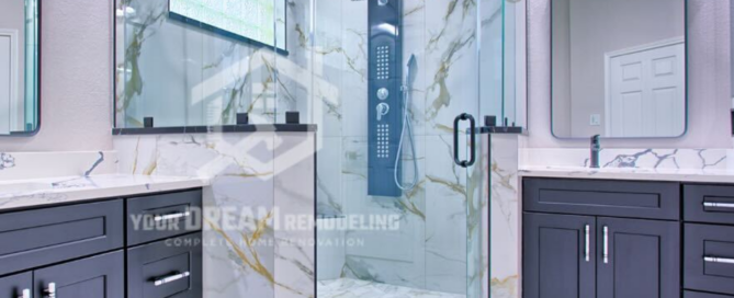 Bathroom remodel timeline breakdown for Houston homes showing week-by-week progress.