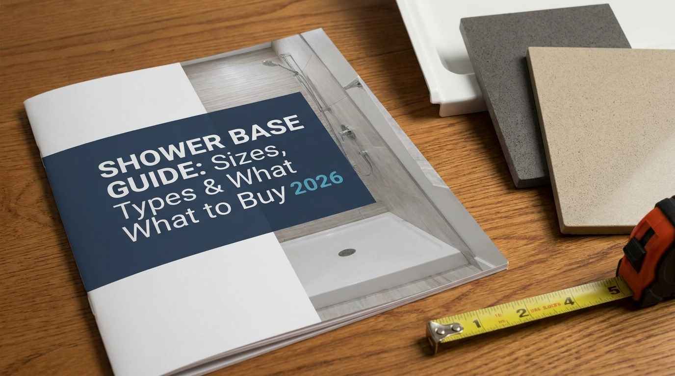 Shower Base Guide: Sizes, Types and What to Buy in 2026