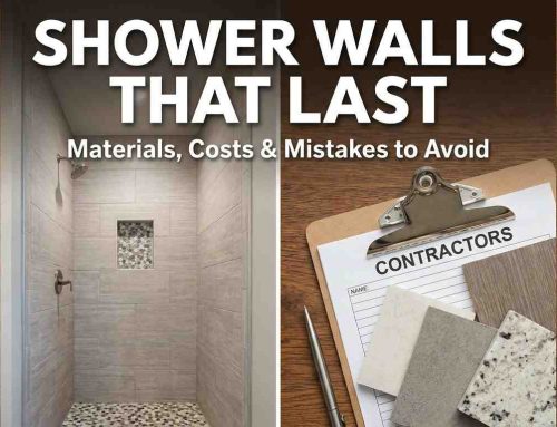 Shower Walls That Last: Materials, Costs & Mistakes to Avoid