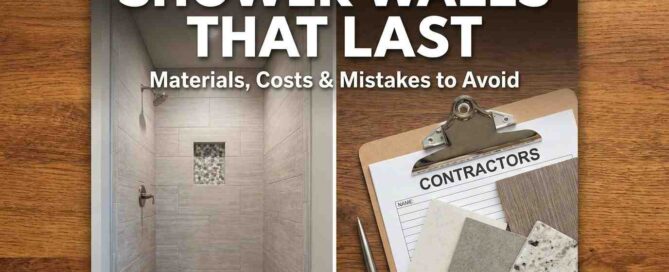 Shower Walls: The Complete Guide to Materials, Costs, and What Houston Homeowners Get Wrong