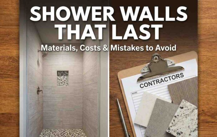 Shower Walls: The Complete Guide to Materials, Costs, and What Houston Homeowners Get Wrong