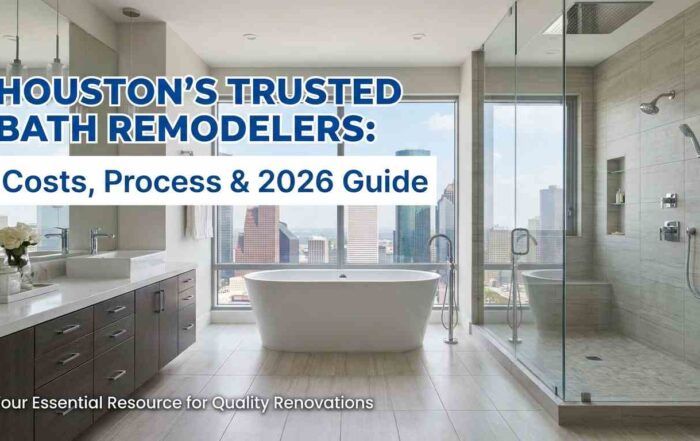Houston's Trusted Bath Remodelers: Costs, Process & 2026 Guide