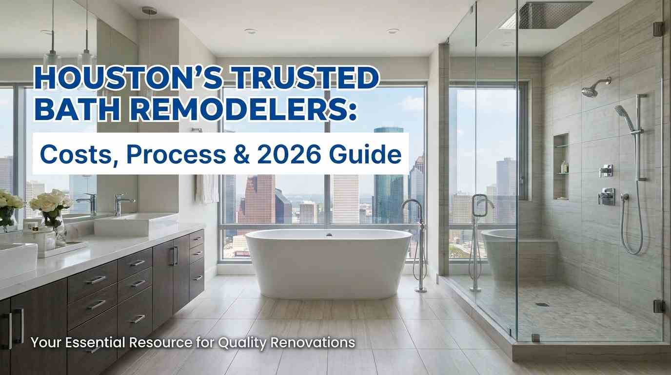 Houston's Trusted Bath Remodelers: Costs, Process & 2026 Guide