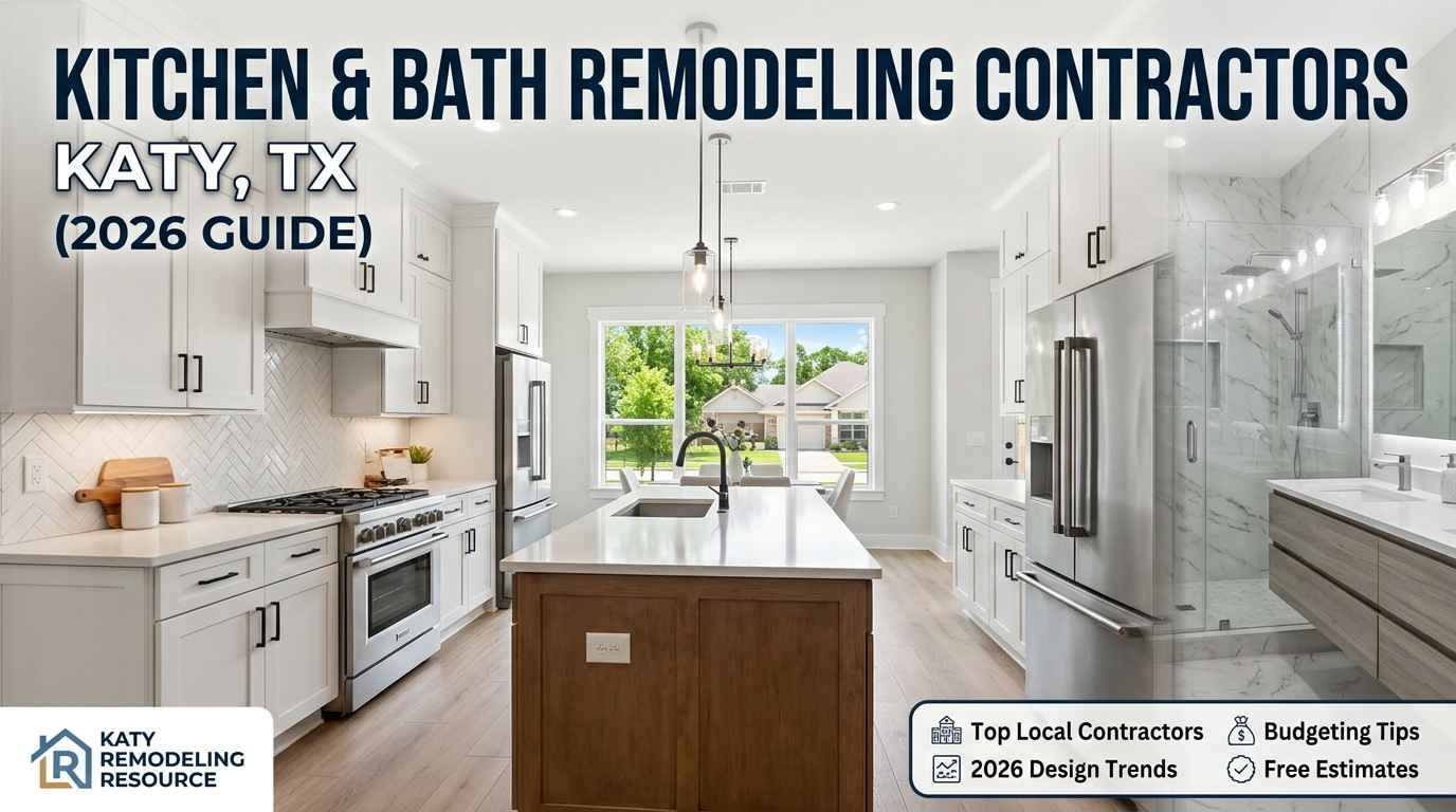 Kitchen & Bath Remodeling Contractors Katy TX (2026 Guide)