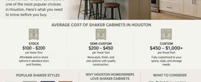 Shaker Cabinets in Houston, TX: Costs, Styles & What to Know