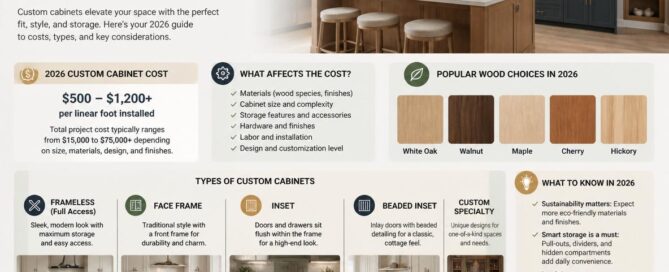 Custom Cabinets: Cost, Types & What to Know in 2026